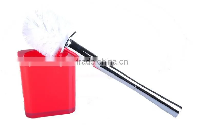 Rainbow colored style square contracted type toilet Brush Set