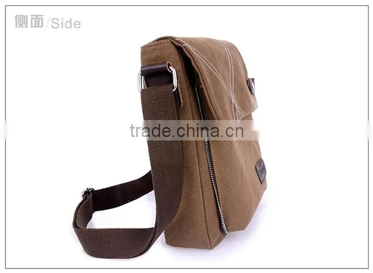 cool canvas men messenger bags, canvas shoulder bag popular design color