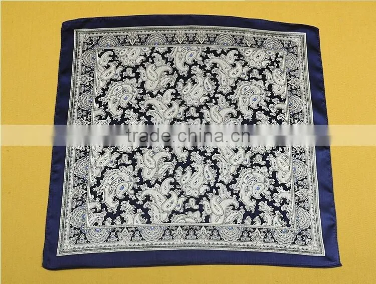 Factory supply Luxury 100% silk square scarf men scarves