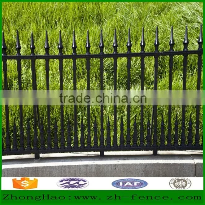 High quality PVC coated Zinc Steel tubular Fence for sale