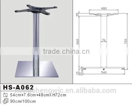 Hot sales normal used rectangular office stainless steel/cast iron table leg