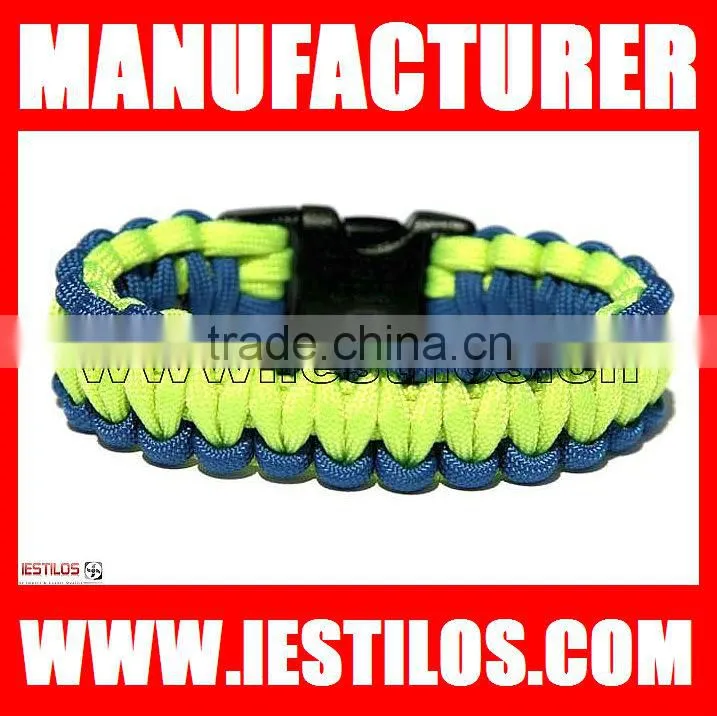 high quality wholesale color paracord survival bracelet on alibaba