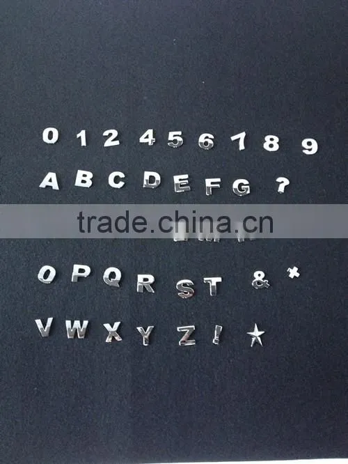 High discount quality cheap chrome metal car badge letters for car emblem,car emblems and letters,Chrome car logo