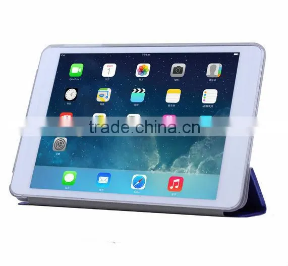 2014 new product PU leather case supplier untra thin case for apple ipad mini 2 D0111