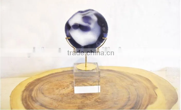 High quality agate bullet, cross handicraft ornaments
