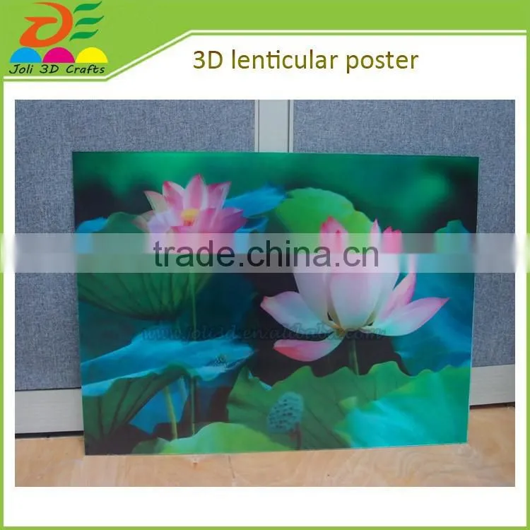 custom wholesale 3d lenticular advertising poster stands for retail store