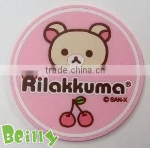 2013 the most famous popular fashion design smart silicone cup mat