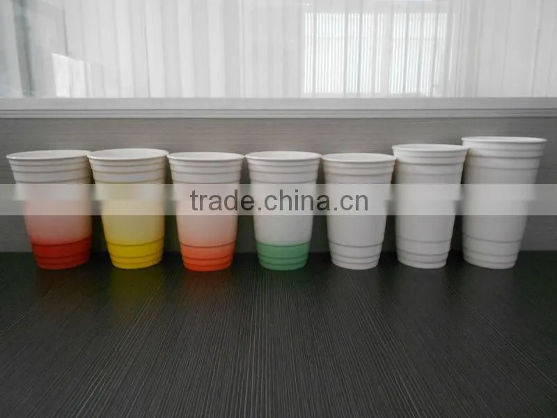 14OZ porcelain coffee single/double wall mug with silicon lid sublimation mug