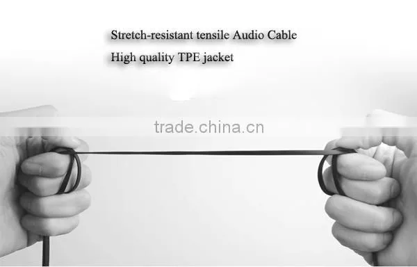 Male to male aux cable braided 3.5mm jack audio cable