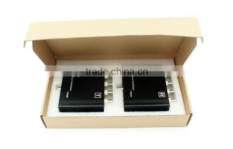 4CH analog video multiplexer in a single coax cable