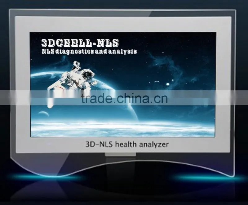 Multi-functional touch screen 3D NLS health analyzer with computer together