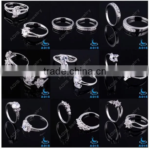 Charming fashion jewelry handpolished wedding brass men's finger rings