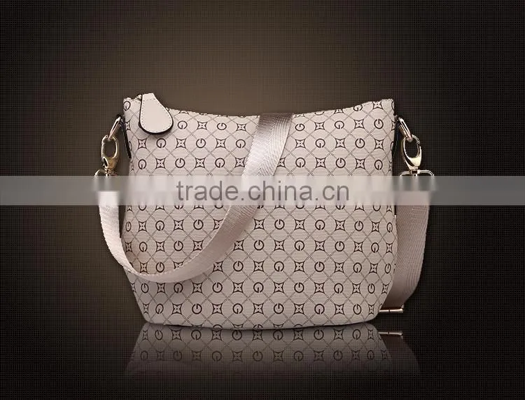 Novel pu plaid handbags high quality leather tote bag mother and child bags for faddish women