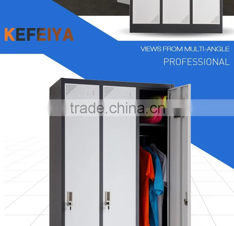 Office Furniture Metal Steel Metal Wardrobe Sliding Door Wheels