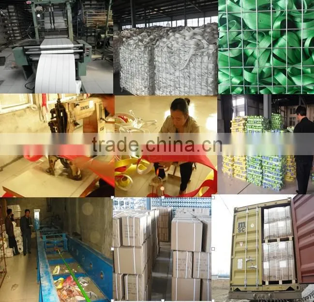 rc small and heavy duty polyester round slings soft pipe lifting slings
