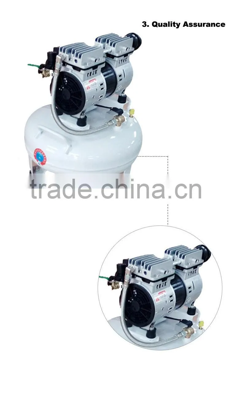 mini piston type oilless medical air compressor