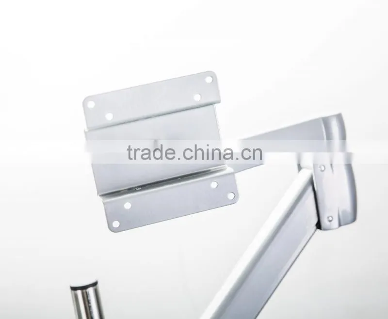 Metal Standard Aluminum Material Flexible Desk Clamp Mount Lcd Table Stand Holder Folding Bracket