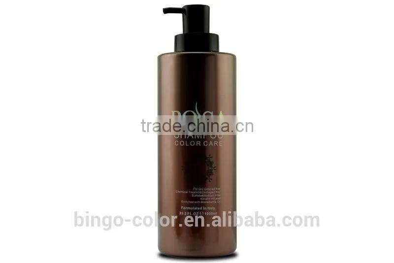 Amazing private label 2014 newest natural chemical/damage hair no irritation color care shampoo