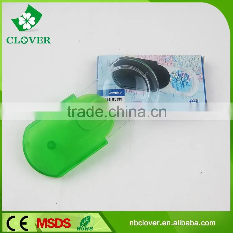 PMS color ABS and PMMA material plastic toy magnifying glass