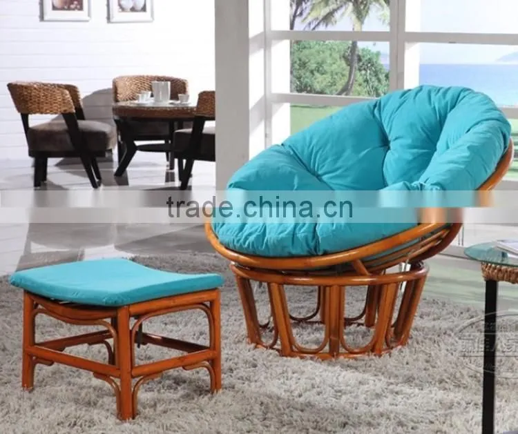 Custom Outdoor Wicker Papasan Chair Cushion