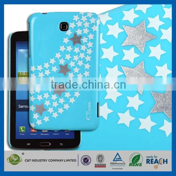 C&T Ctunes Stars gold foil pattern hard case for apple iphone 5