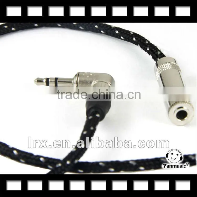 HIFI cable 3.5 FT 3.5mm Male to Female headphone Extension Cable & Plug pailiccs