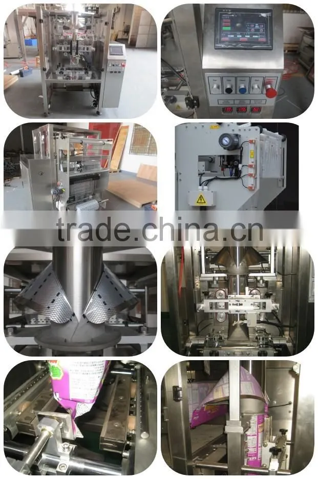 Detergent powder packing machine with aufer conveyor/auger dosing / forming bag filling sealing machine