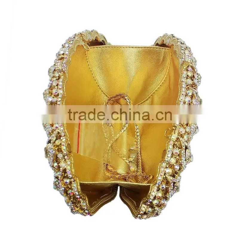 beautiful crystal party stone evening clutch bags handbags expensive canvas bag (88138A-AB)