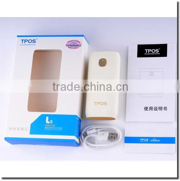 Trusda family power bank ABS PowerBar 5200 mah for Samsung Galaxy