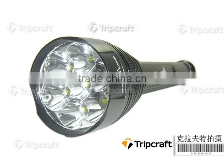 High power led hunting lights with multi beam color LED FLASHLIGHT,8000LM