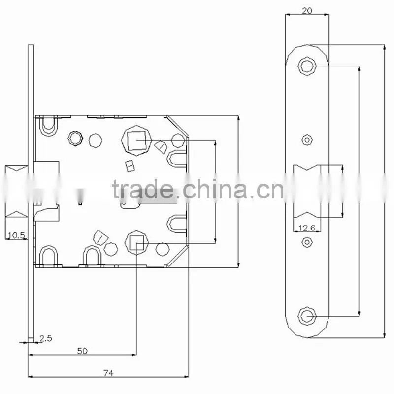 Turn knob lock and combination lock case of door lock opener