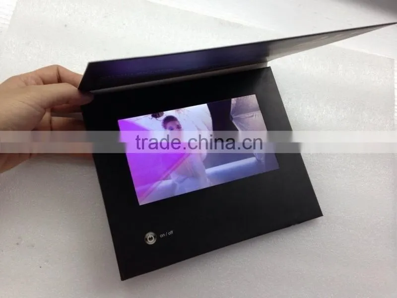 TFT screen video greeting card