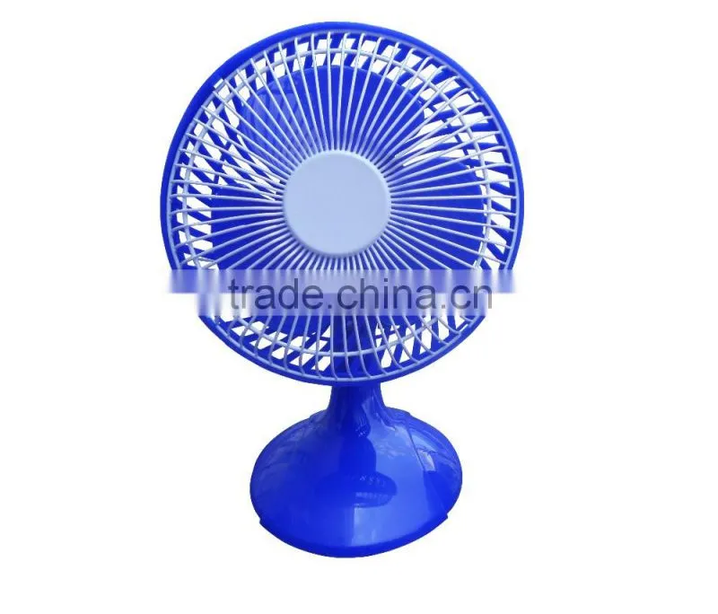 Different color mini electric fan 6'' desk fan mini fan