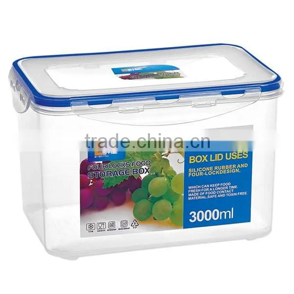 400ML-6.2L BPA FREE Retangular Airtight Plastic Food Storage Container