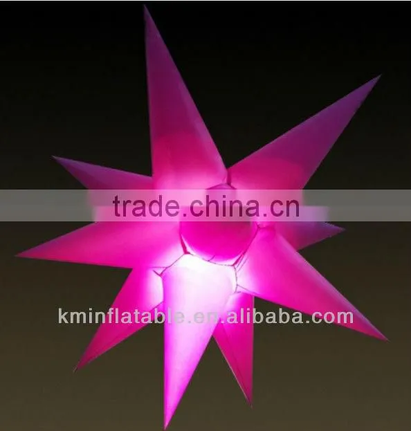 inflatable star with led