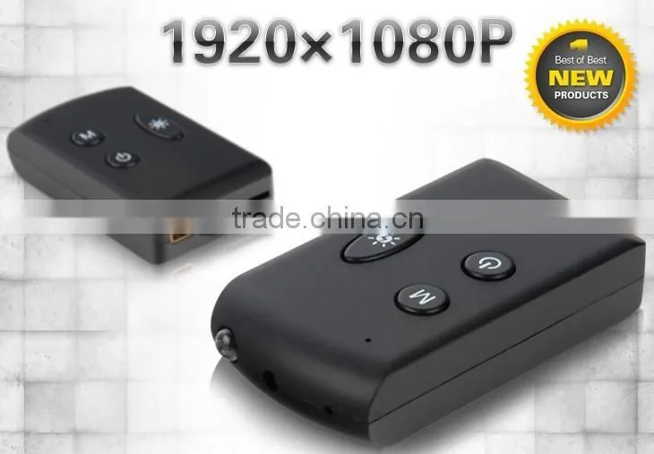 High quality 1080P mini hidden car key camera with 4GB