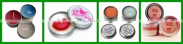 Metal Lid Tin Candle Branded Label Wholesale