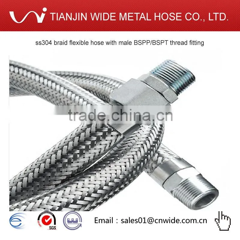 male flexible metal hose