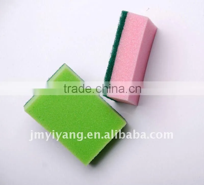Colour kitchen sponge cleaning pad