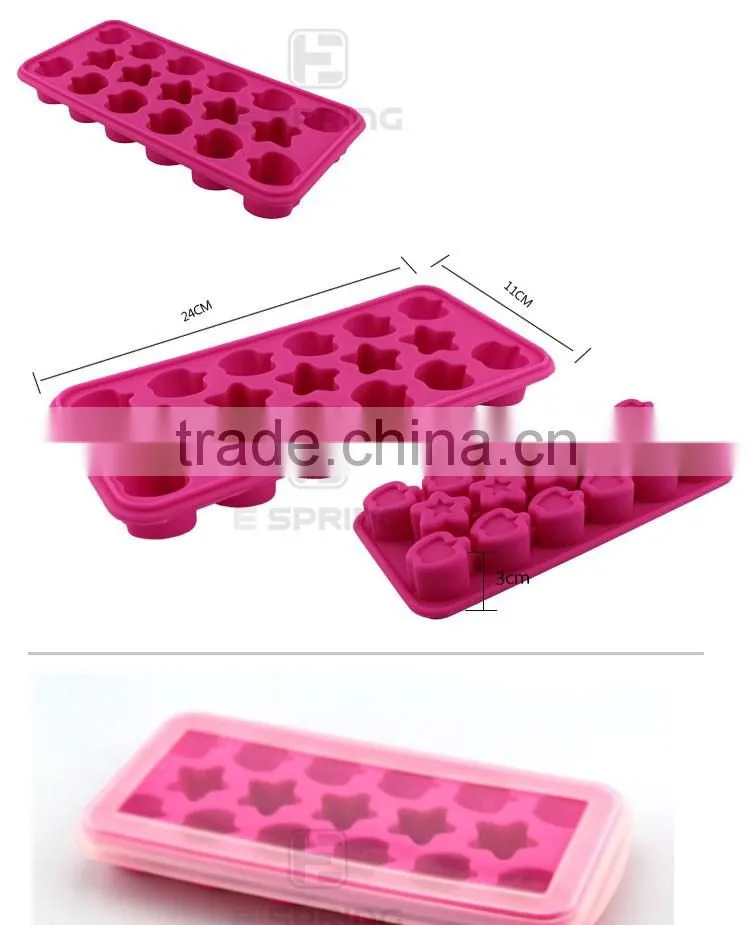 Bar Drink Whiskey Sphere Mold With Lid Ice Brick Ice Cube Tray
