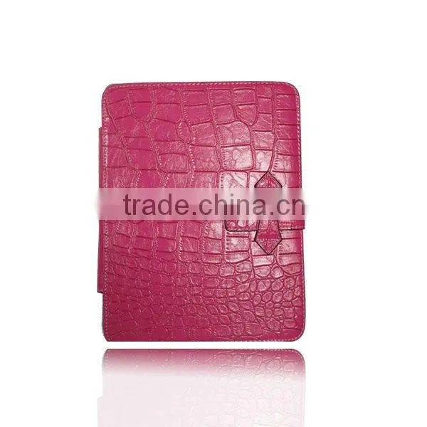 Flip Crocodile leather Case for Ipad 2/3/4 With Stand Function