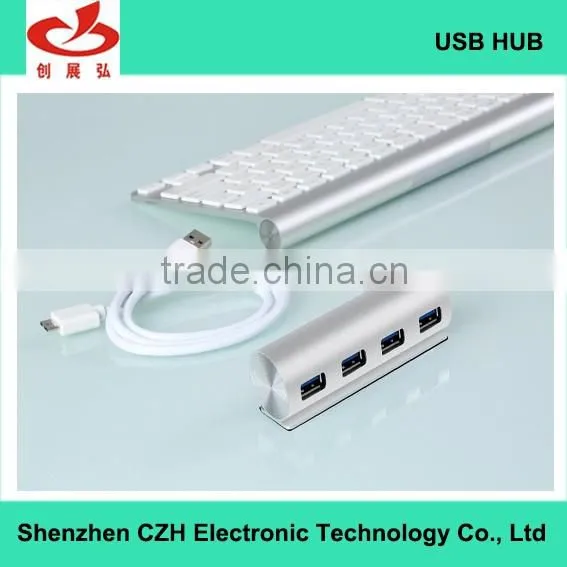Aluminum alloy 4 port usb 3.0 hub driver from usb hub suppliers