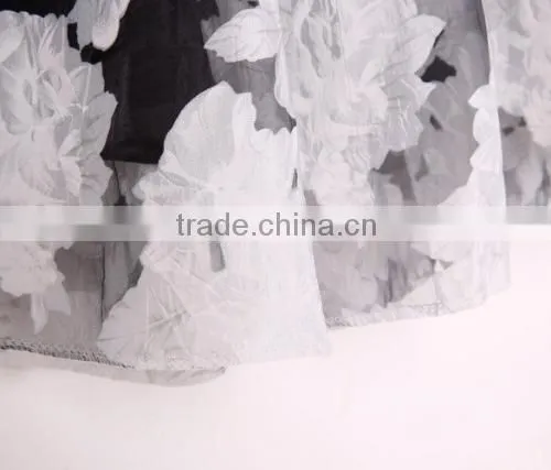 New Fashion Lady Elegant Women's High Elastic Waist Mini Pleated Puff Floral Printed Short Skirt
