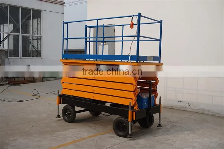 300kg lift height 7m hydraulic lift platform truck