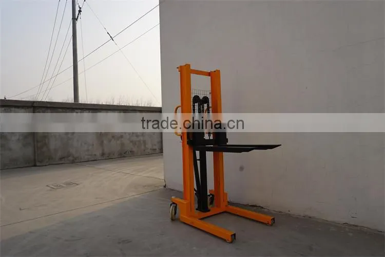 professional made 1.5t 1600mm hydraulic manual stacker