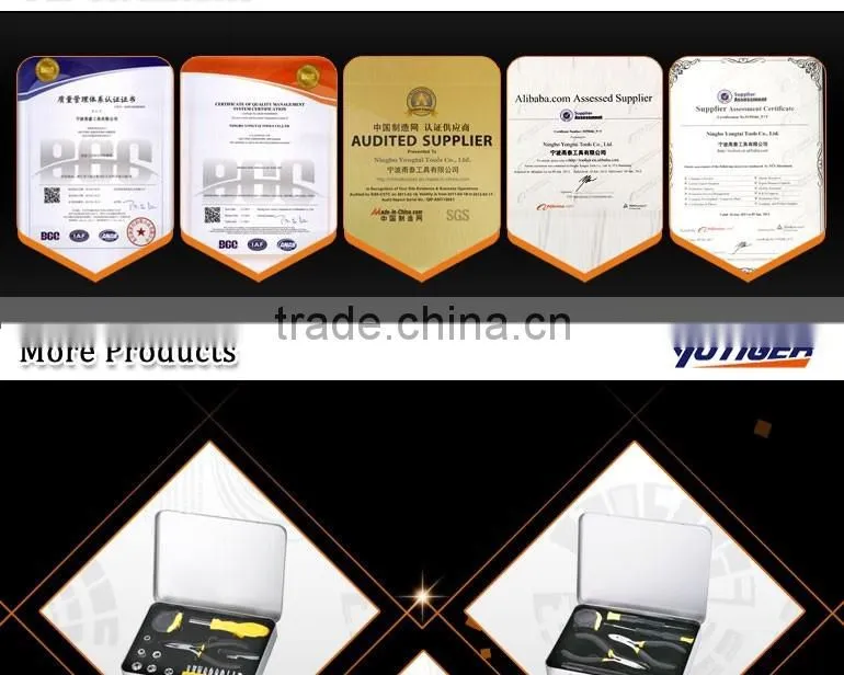 126pcs Professional Hand Tool Box Set Auto Equipments Rpair Tools