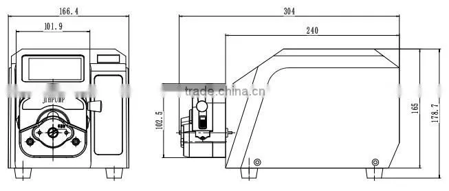JIHPUMP Touch Screen Peristaltic Pump BTC-100CA Group
