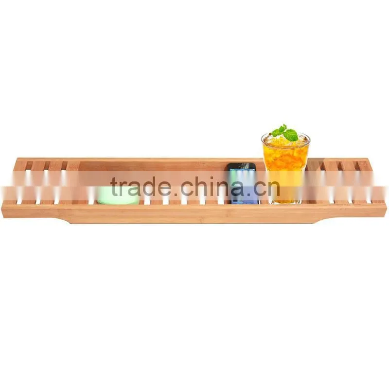Relax Bamboo Bathtub Caddy Will Fit Most Tubs