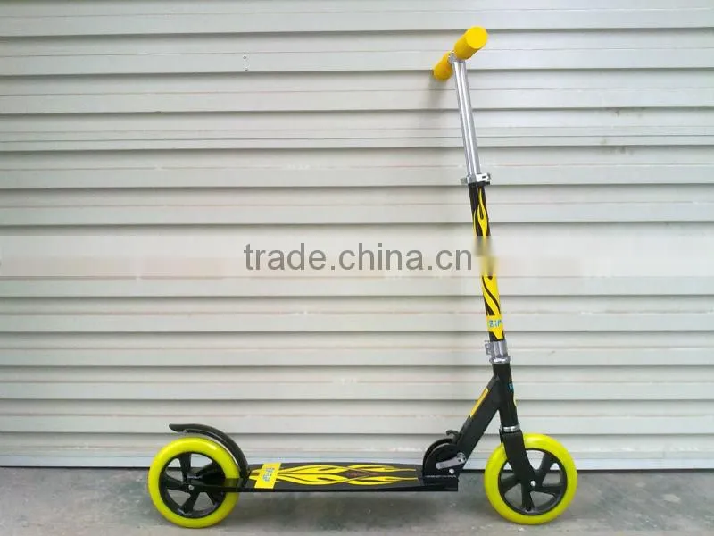 2wheel scooter big scooter adult scooter PU wheel scooter