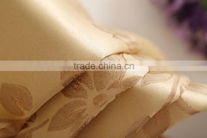 Jacquard Curtain Panel Grommet Drapery make of 100% polyester fabric